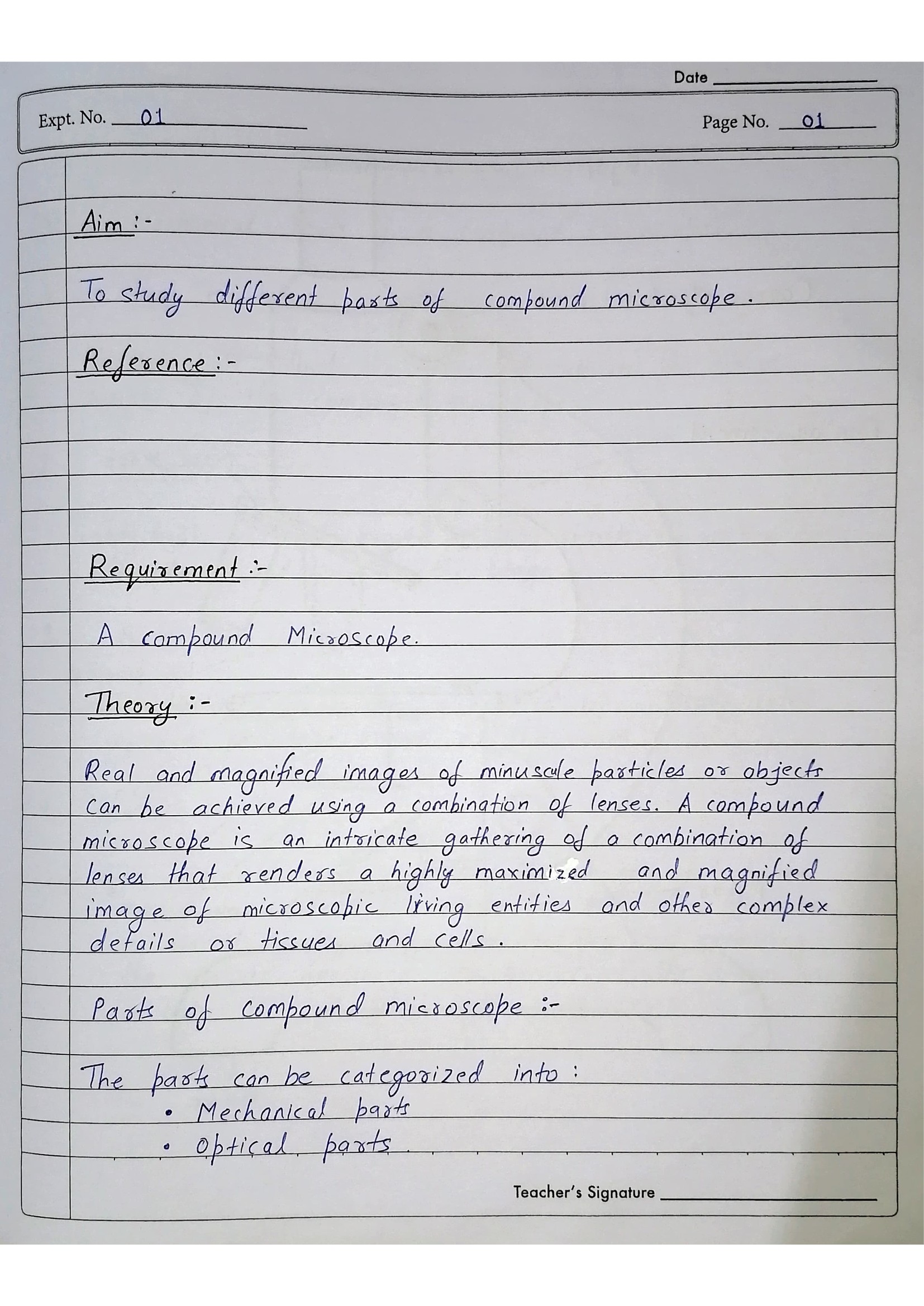 Pharmacognosy Practical